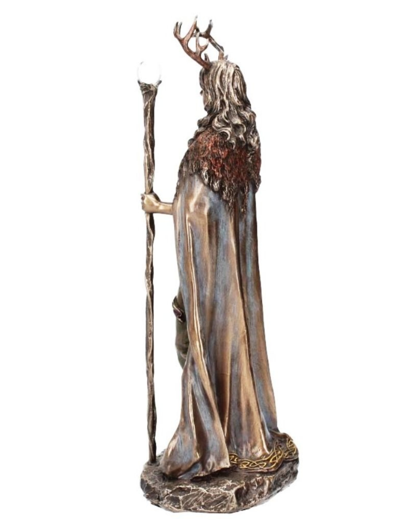 Veronese Design Giftware & Lifestyle - Keeper of the Forest - Elen of the Ways gebronsd, 28cm