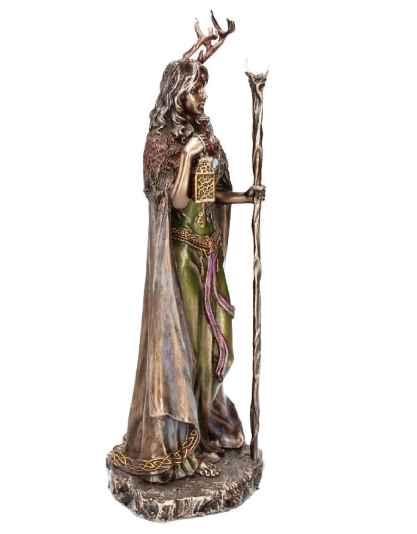 Veronese Design Giftware & Lifestyle - Keeper of the Forest - Elen of the Ways bronzed, 28cm