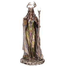 Veronese Design Keeper of the Forest - Elen of the Ways bronzed, 28cm