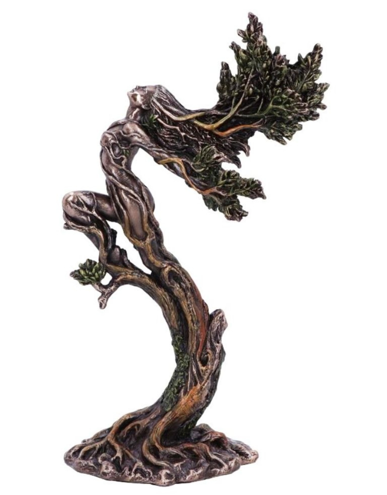 Veronese Design Giftware & Lifestyle - Mythologisch Bos Nimf Elemental Gebronsd 25cm