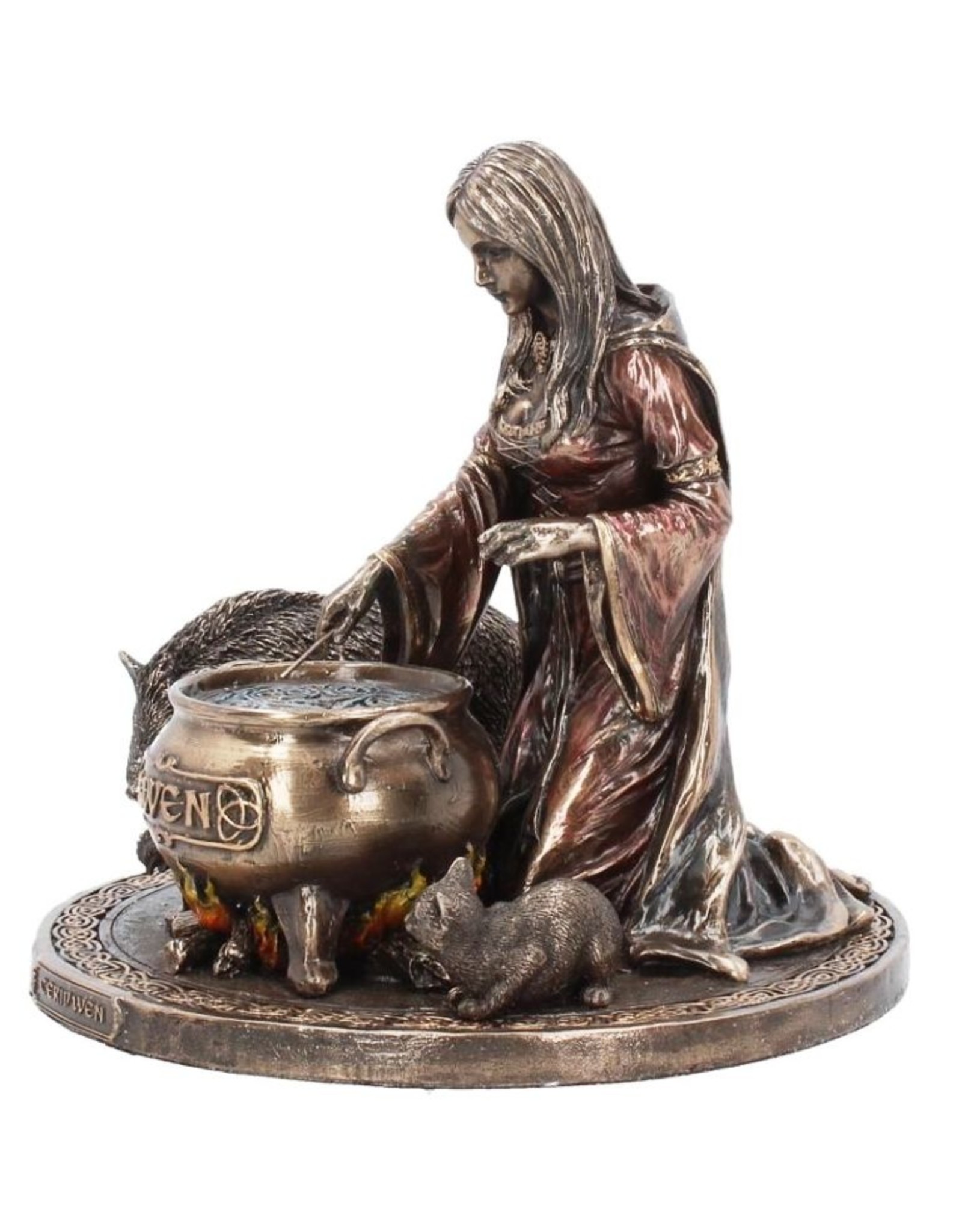 Veronese Design Giftware & Lifestyle - Welsh Godin Ceridwen Beeld Gebronsd 17cm
