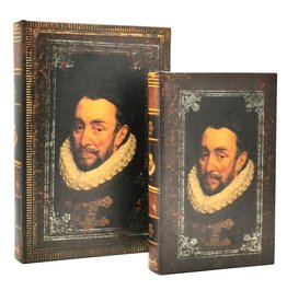 Trukado Storage Box Book William of Nassau portrait set of 2