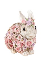 Trukado Giftware & Lifestyle - Rabbit Flower Power Flower Rabbit figurine