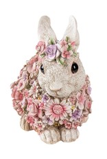 Trukado Giftware & Lifestyle - Rabbit Flower Power Flower Rabbit figurine