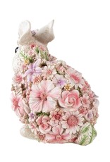 Trukado Giftware & Lifestyle -   Konijn Flower Power  Bloemen Konijn beeldje