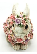 Trukado Giftware & Lifestyle - Rabbit Flower Power Flower Rabbit figurine