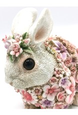 Trukado Giftware & Lifestyle - Rabbit Flower Power Flower Rabbit figurine