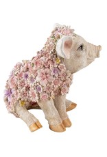Trukado Giftware & Lifestyle - Flower Power Pig  - Flower Pig figurine
