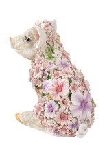 Trukado Giftware & Lifestyle - Flower Power Pig  - Flower Pig figurine