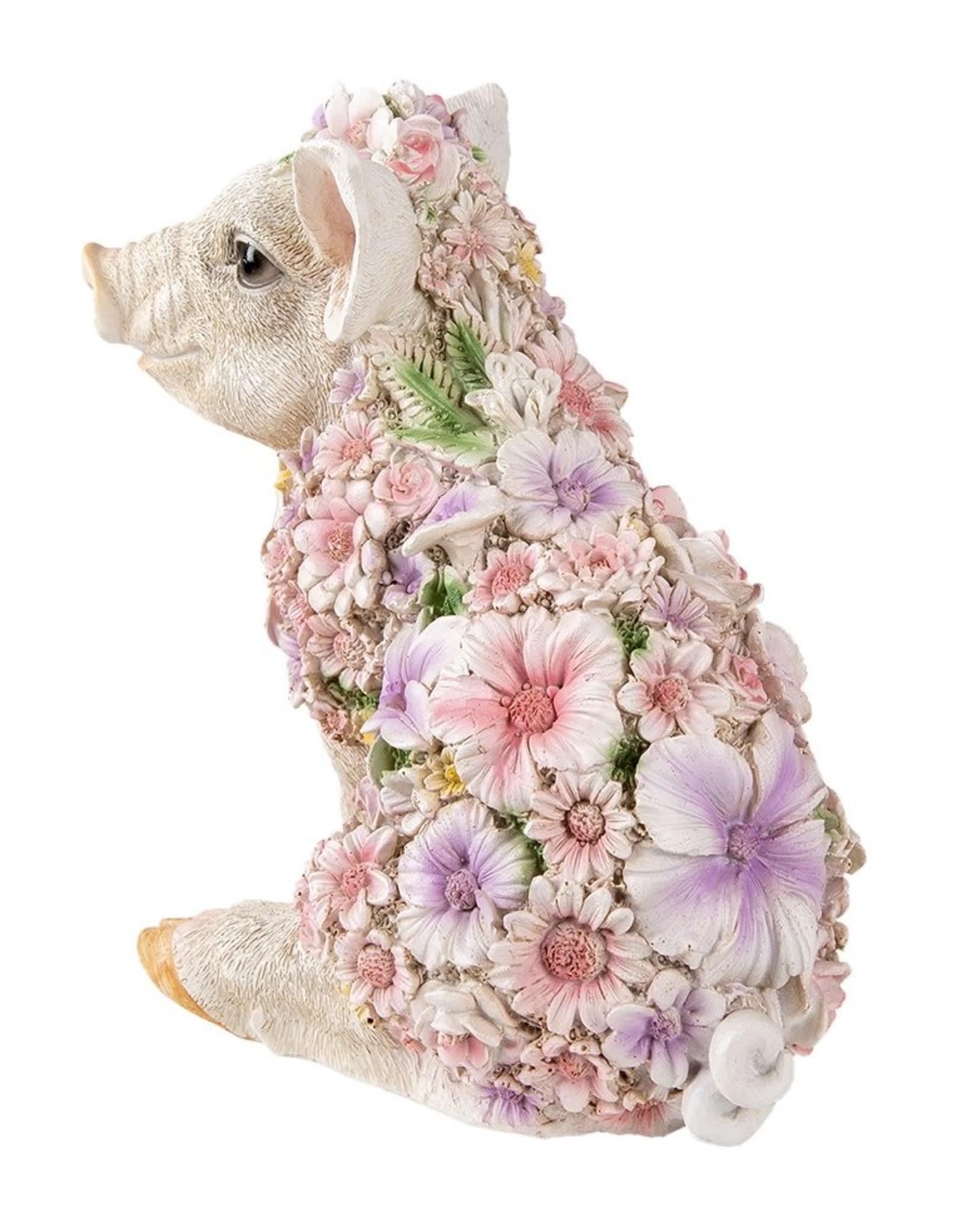 Trukado Giftware & Lifestyle - Flower Power Pig  - Flower Pig figurine