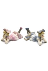 Trukado Miscellaneous - A Pair of Porcelain Girls Rococo Style