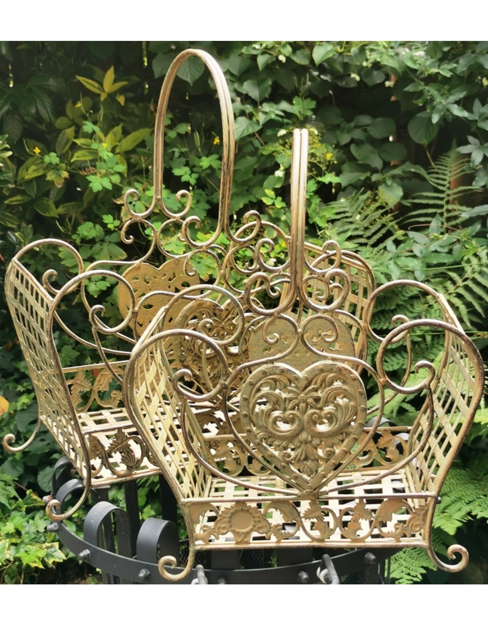 Trukado Miscellaneous - Iron Vintage baskets set - 2 sizes