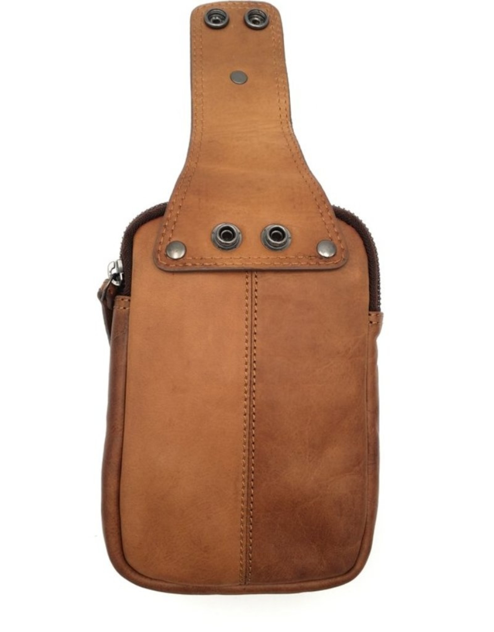 HillBurry Leather bags - HillBurry  Leather Shoulder bag-belt bag  cognac