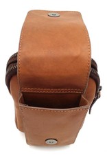 HillBurry Leather bags - HillBurry  Leather Shoulder bag-belt bag  cognac