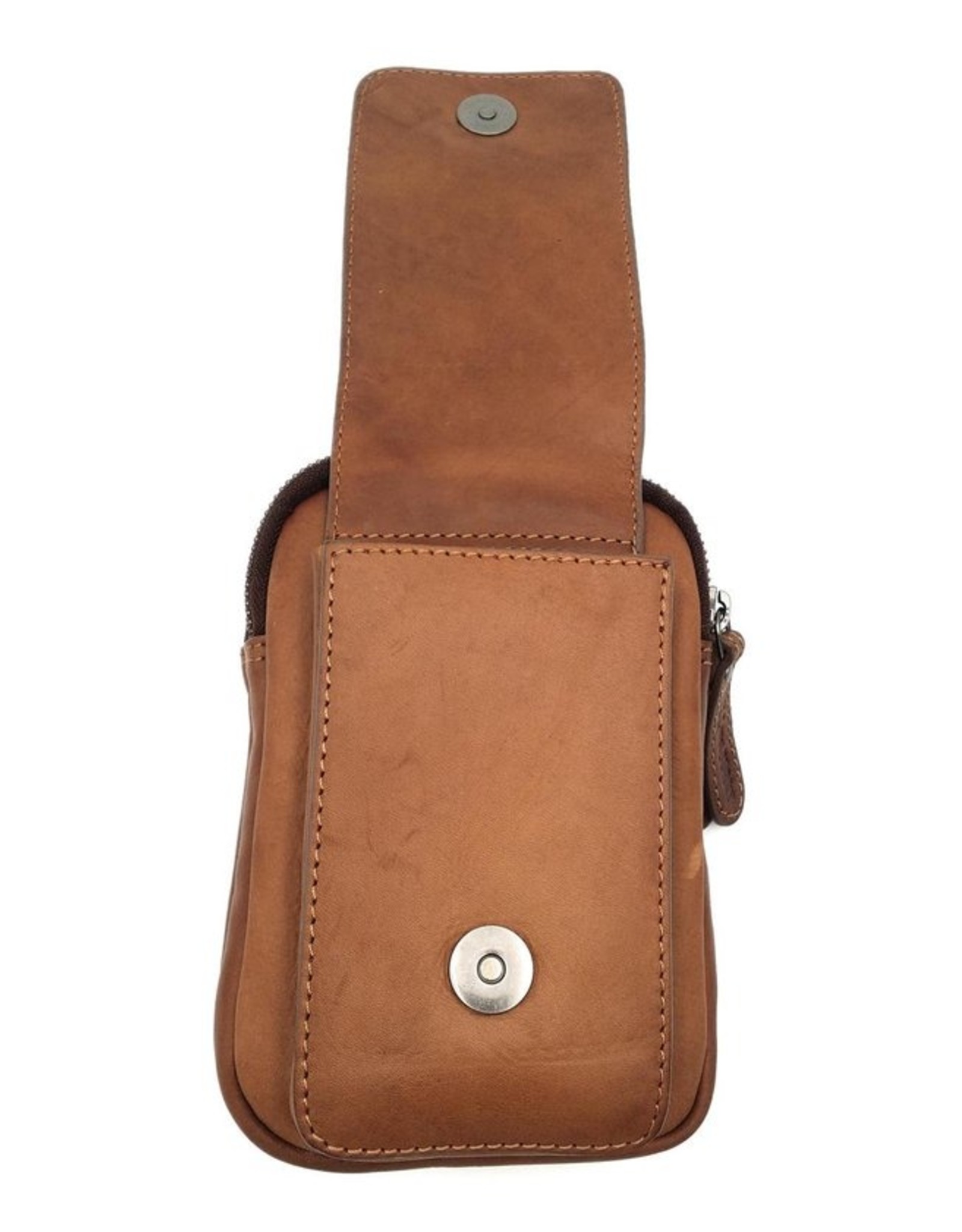 HillBurry Leather bags - HillBurry  Leather Shoulder bag-belt bag  cognac