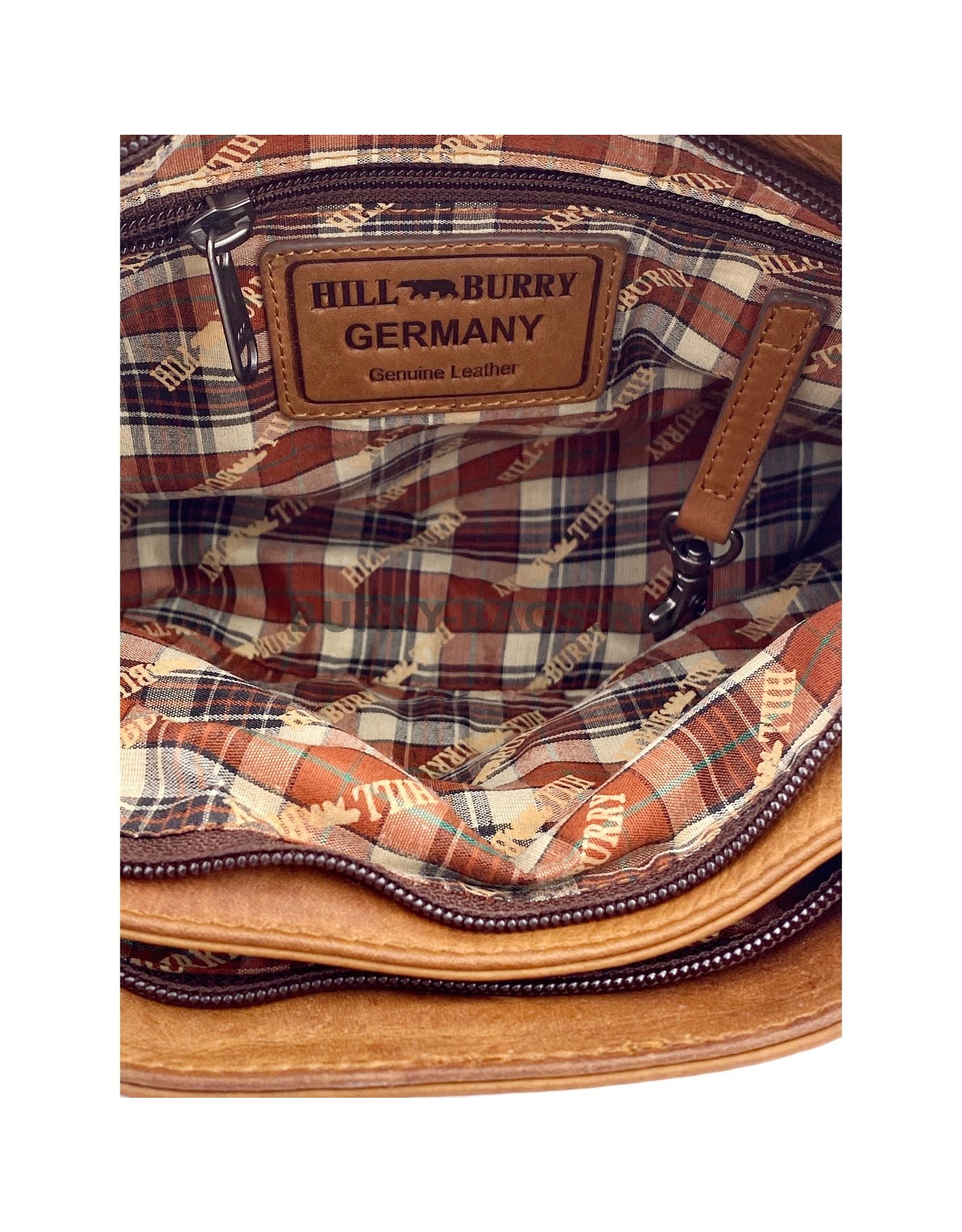 HillBurry Leather Shoulder bags  Leather crossbody bags - HillBurry Leather Shoulder Bag with Two Separate Compartments