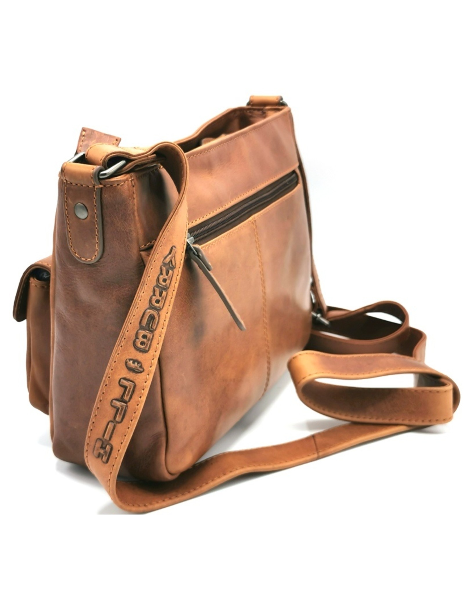 HillBurry Leather Shoulder bags  Leather crossbody bags - HillBurry Leather Shoulder Bag with Two Separate Compartments