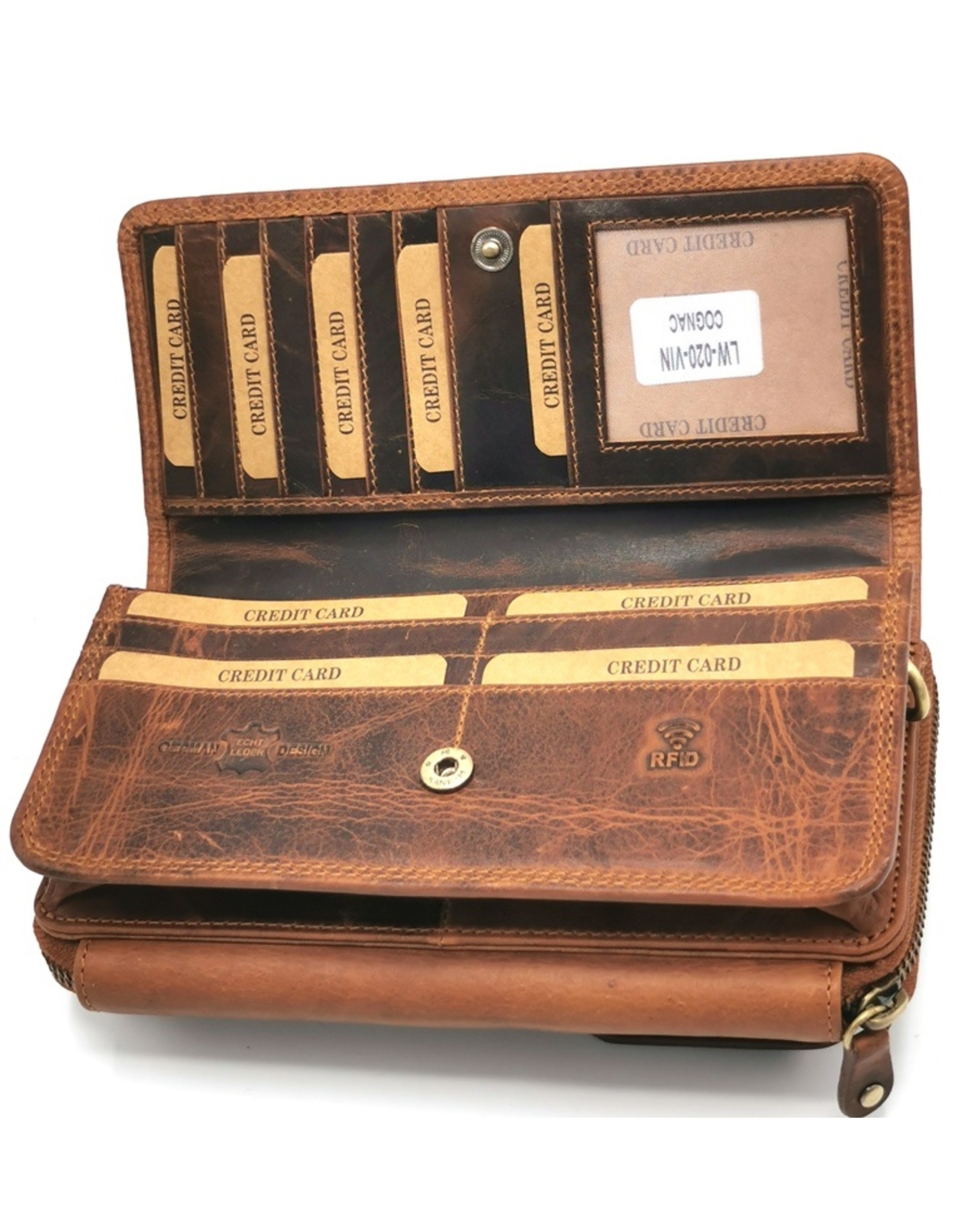 Hunters Leather Festival bags, waist bags and belt bags - Hunters Leather Organizer bag cognac