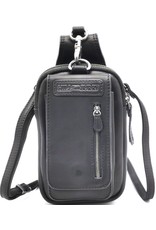 HillBurry Leather bags - HillBurry  Leather Shoulder bag-belt bag  black