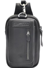 HillBurry Leather bags - Leather Belt Bag Black HillBurry