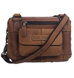 HillBurry HillBurry shoulder bag with long handles brown