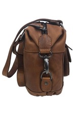 HillBurry Leather Shoulder bags  Leather crossbody bags - HillBurry Leather shoulder bag with long handles brown