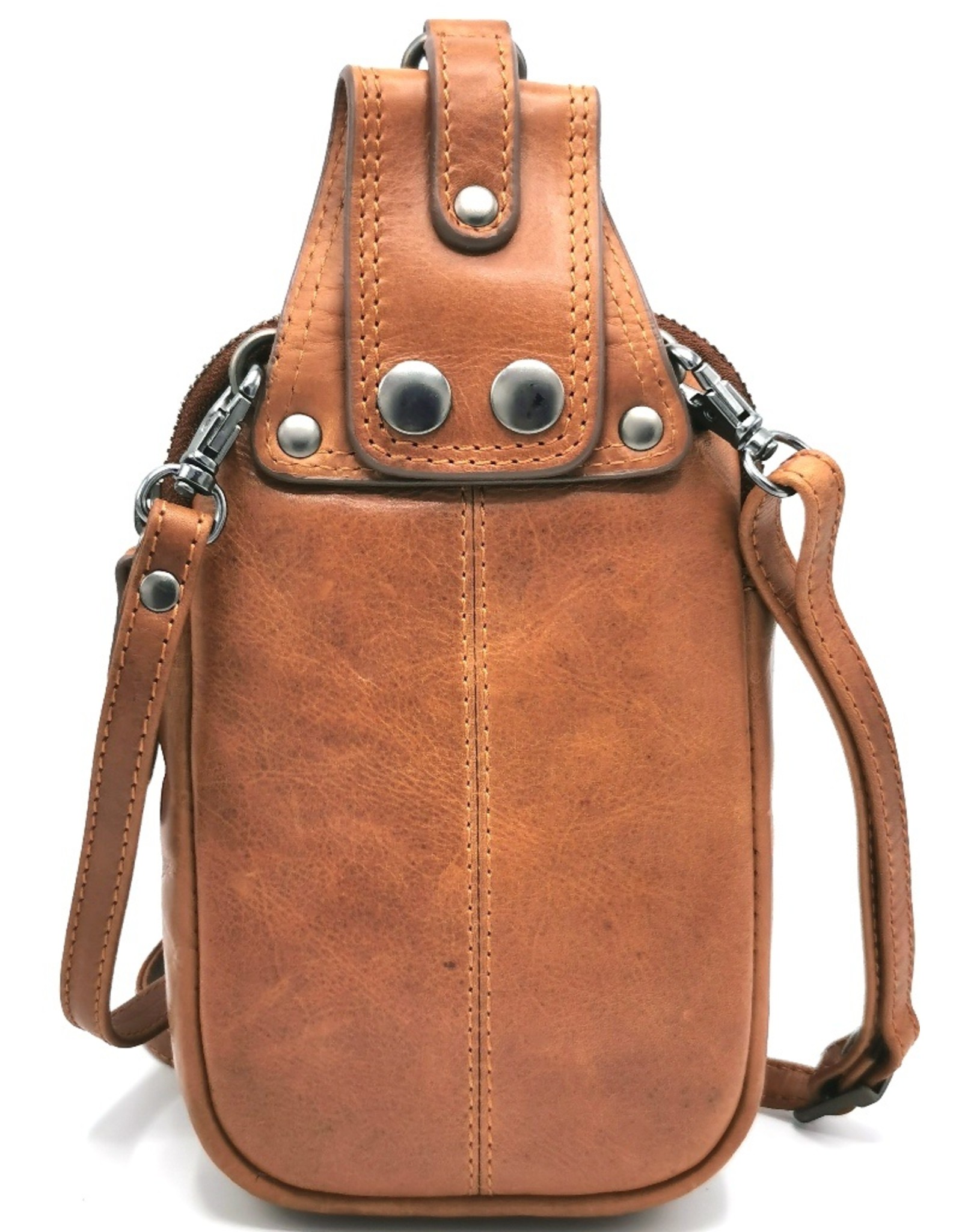 HillBurry Leather bags - HillBurry  Leather Shoulder bag-belt bag  cognac