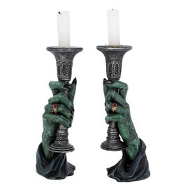 NemesisNow Light of Darkness Candle Holders 20cm