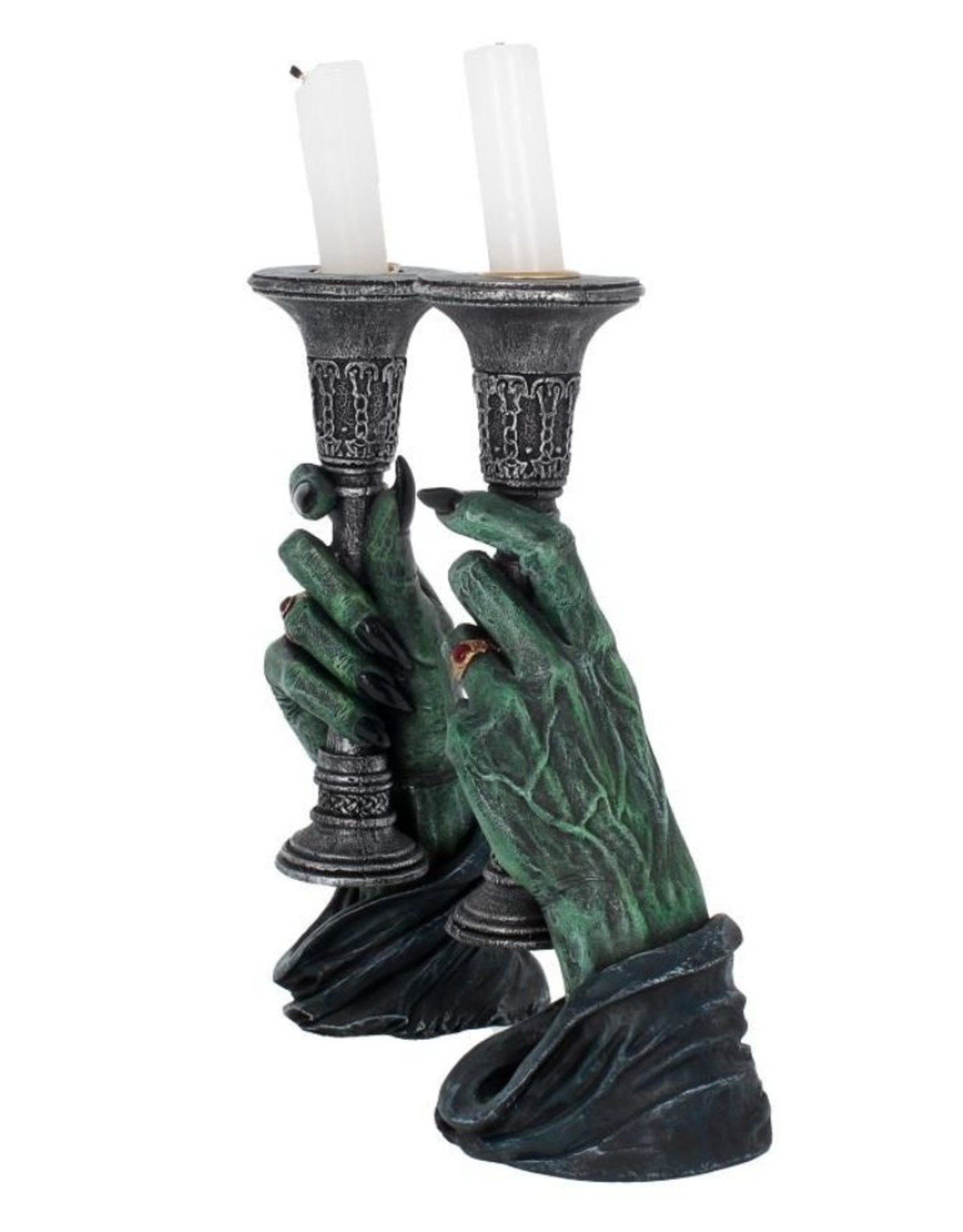 NemesisNow Giftware & Lifestyle - Light of Darkness Candle Holders 20cm