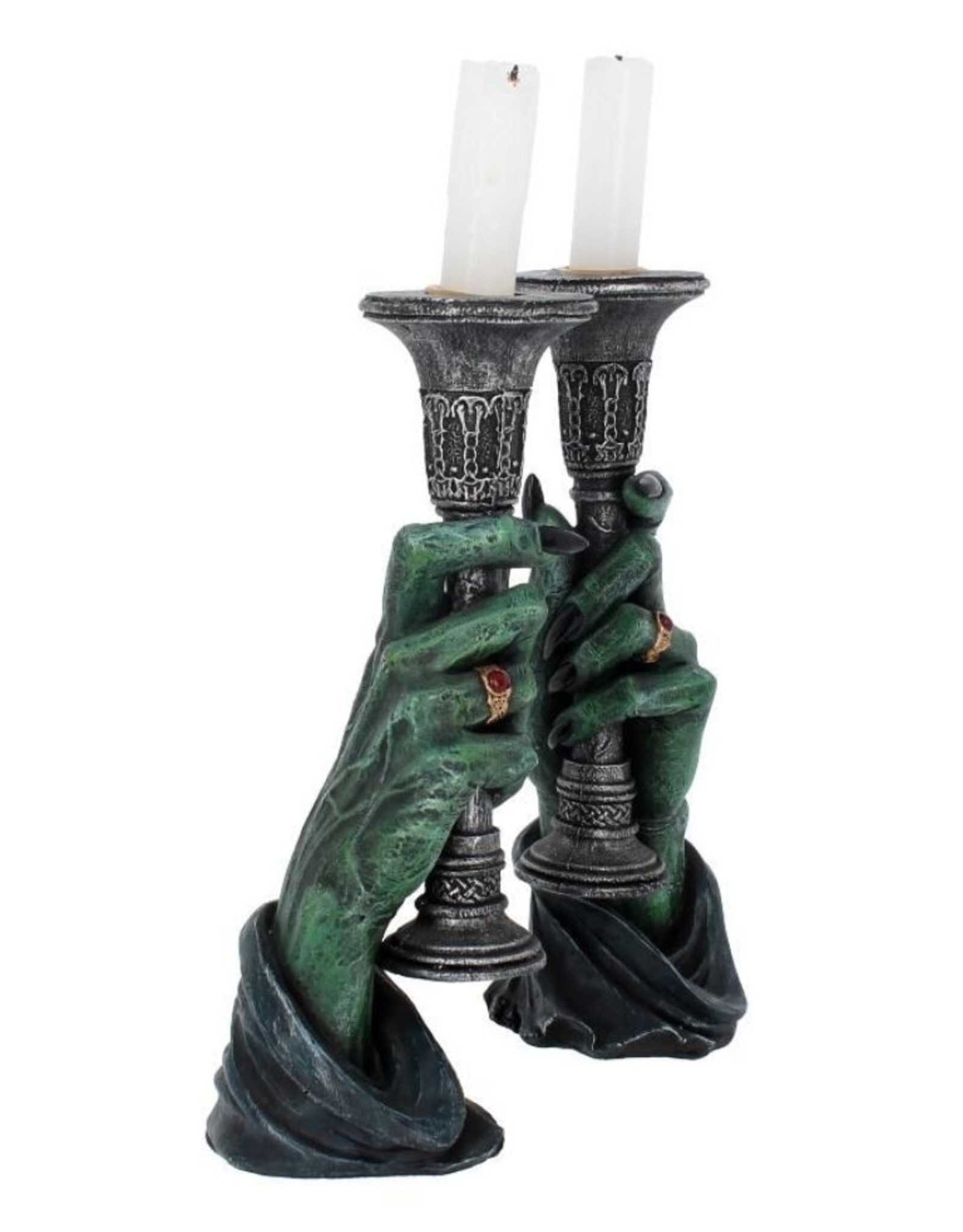 NemesisNow Giftware & Lifestyle - Light of Darkness Candle Holders 20cm