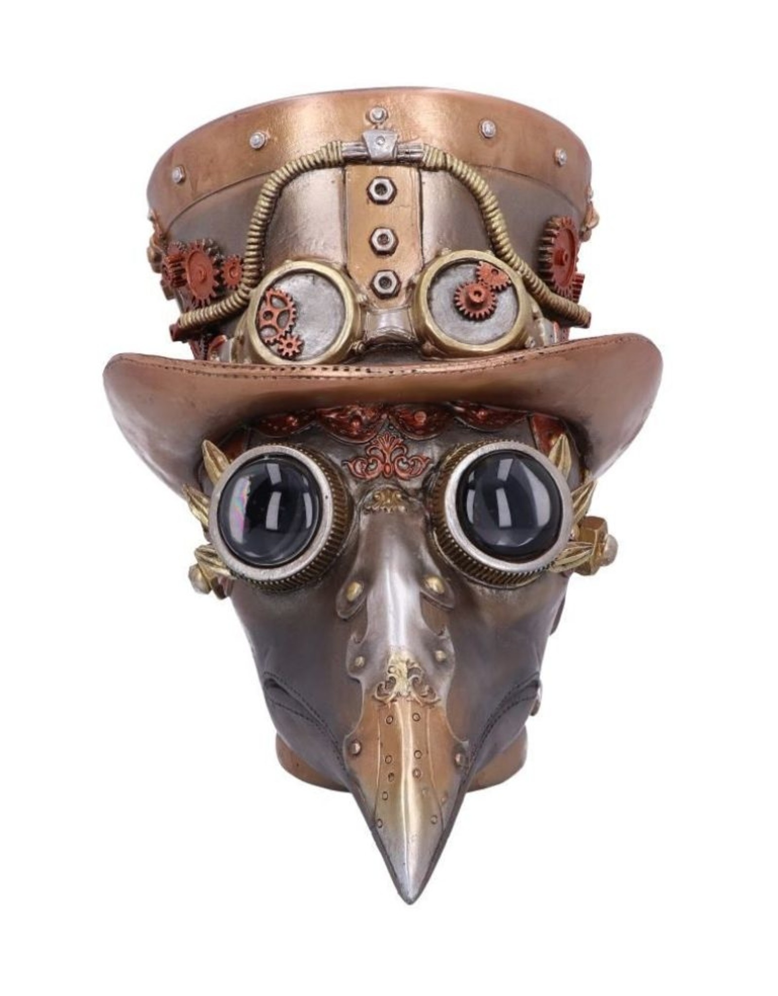 NemesisNow Giftware & Lifestyle - Steampunk Beaky Automaton Apotheker Plaagdokter Buste