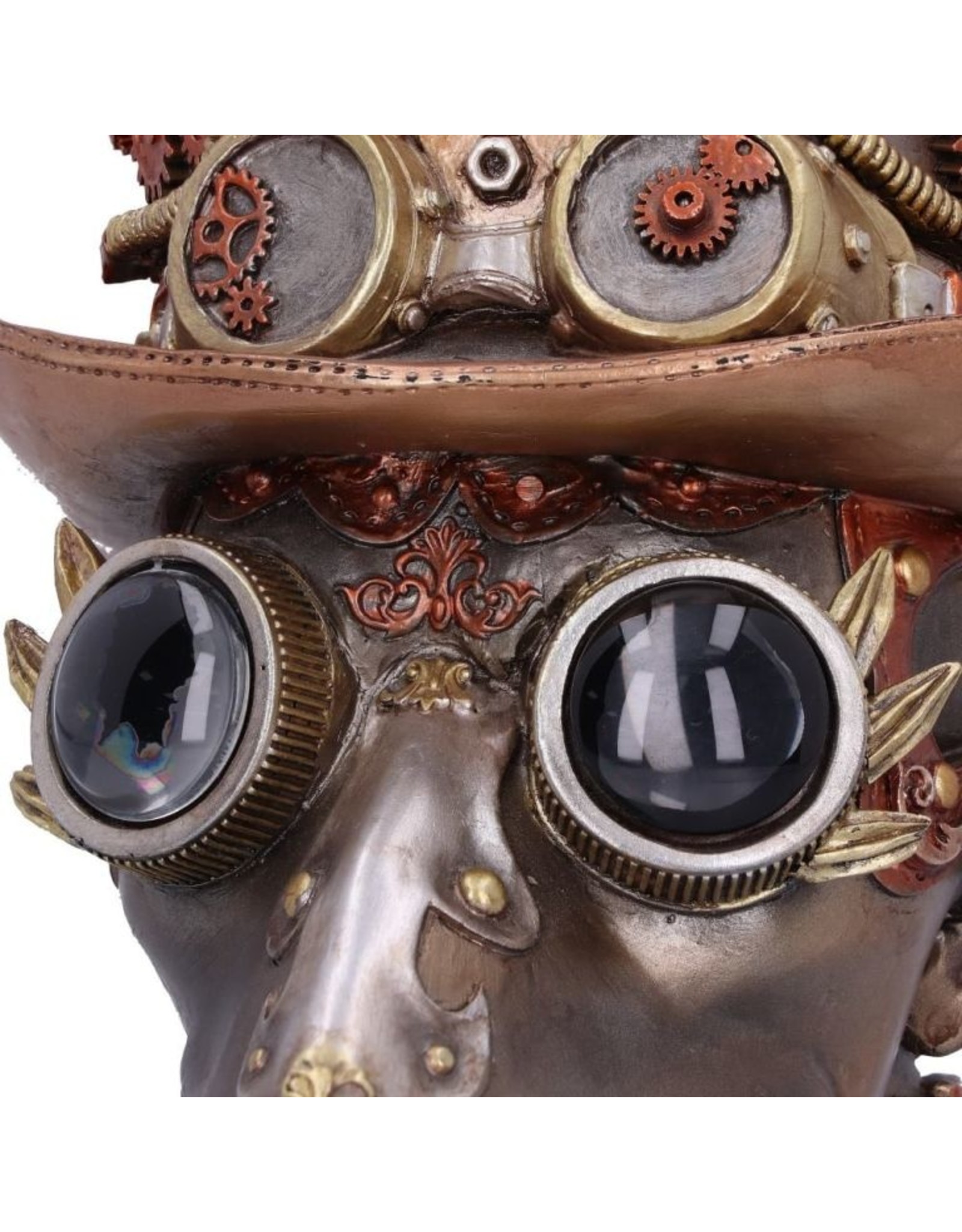 NemesisNow Giftware & Lifestyle - Steampunk Beaky Automaton Apothecary Plague Doctor Bust