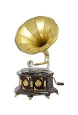 Trukado Miscellaneous - Gramophone - Old-fashioned record player with horn  OCTAGONAL