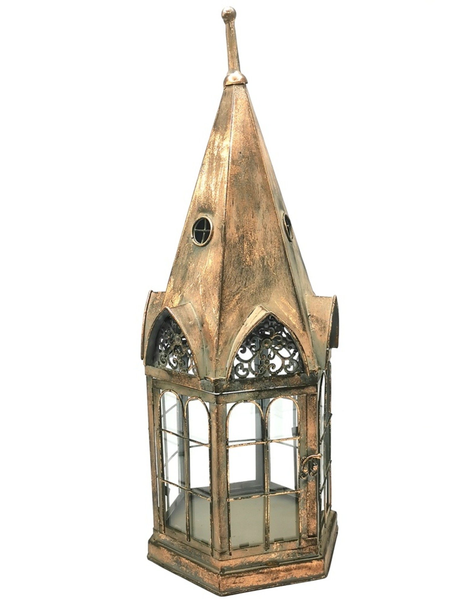 Trukado Miscellaneous - Steeple Shaped Tin Lantern