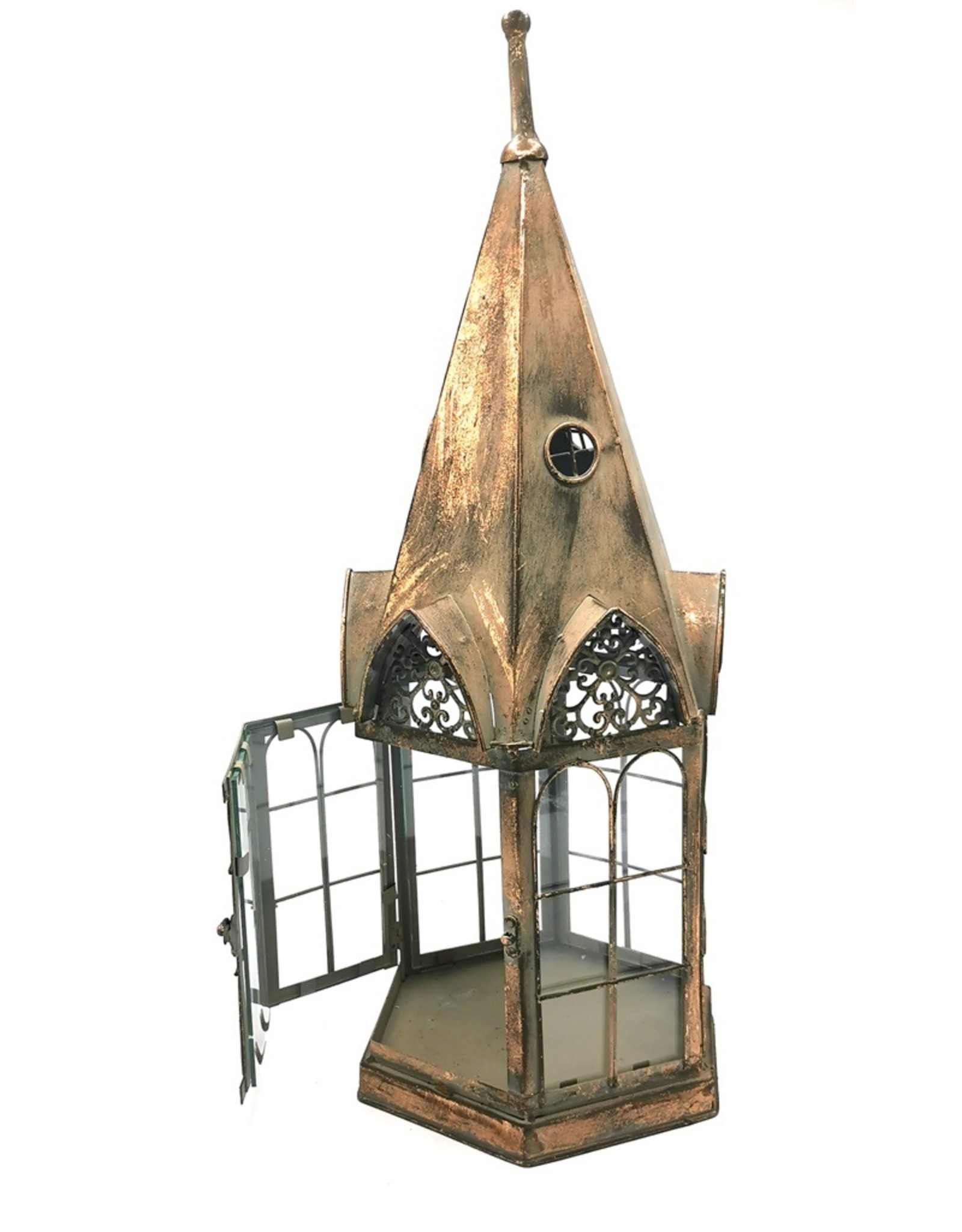 Trukado Miscellaneous - Steeple Shaped Tin Lantern