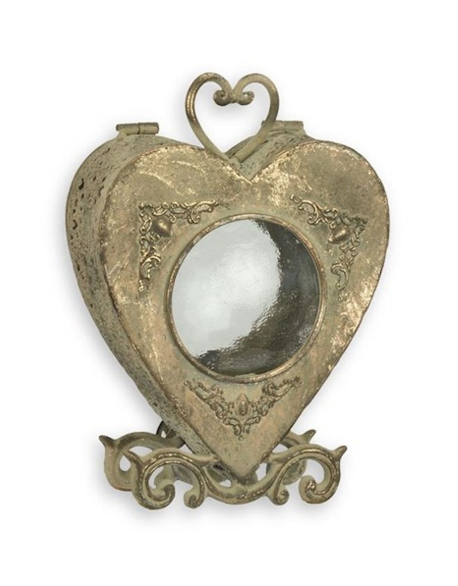 Trukado Miscellaneous - Tin Heart Candle holder Fantasy style