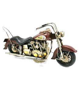 Trukado Vintage Indian Motor metalen miniatuur (bordeaux)