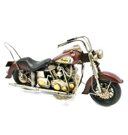 Trukado Vintage Indian Motorbike metal miniature (bordeaux)