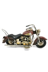 Trukado Miscellaneous - Vintage Indian Motorbike metal miniature (bordeaux)