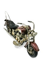 Trukado Miscellaneous - Vintage Indian Motor metalen miniatuur (bordeaux)