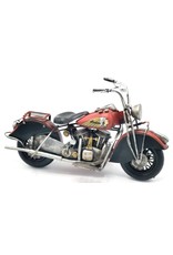 Trukado Miscellaneous - Vintage Indian Motorbike metal miniature (red)