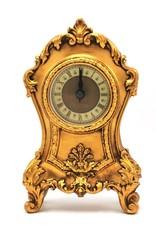 Trukado Miscellaneous - Table clock Baroque style bronze colored