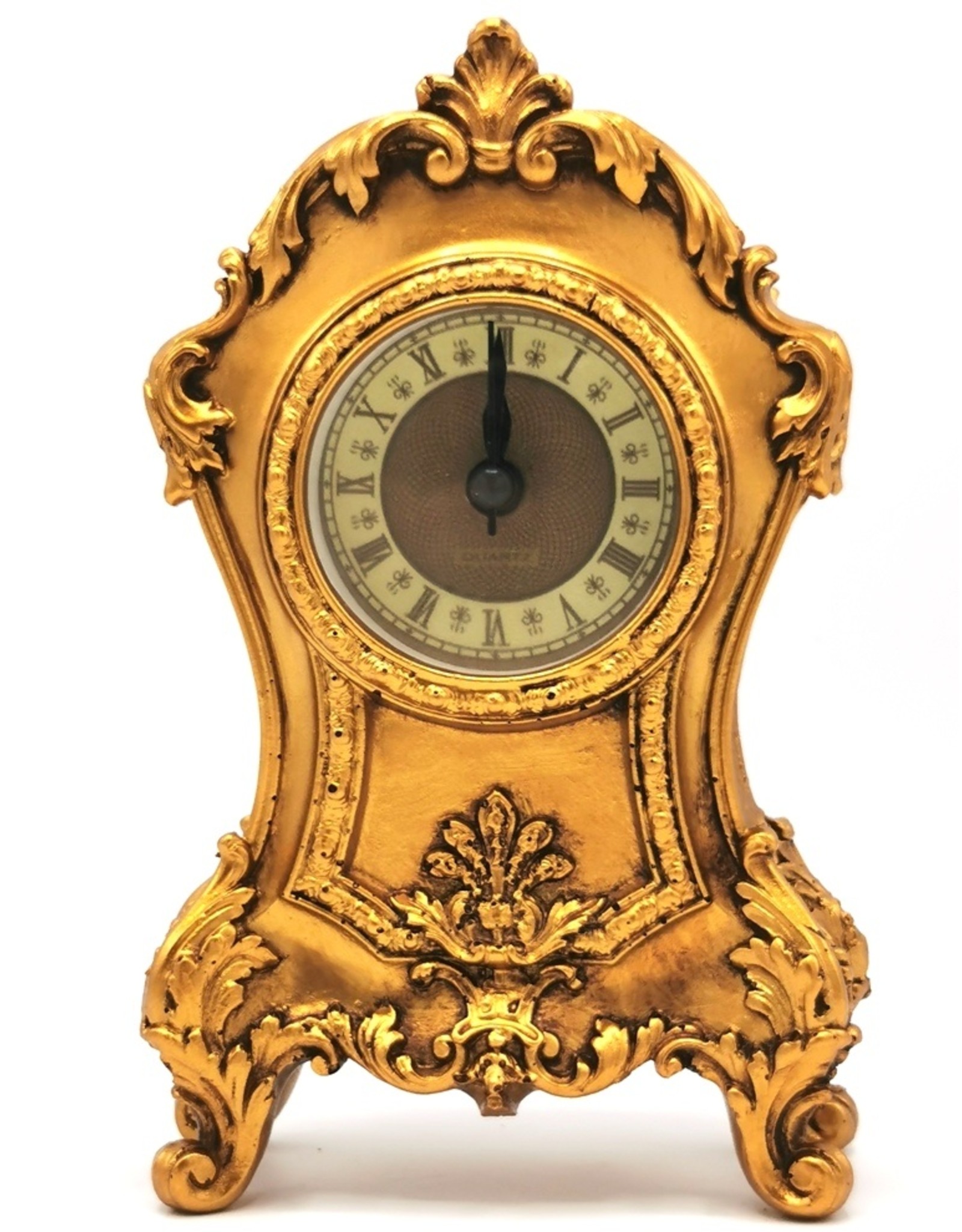 Trukado Miscellaneous - Table clock Baroque style bronze colored