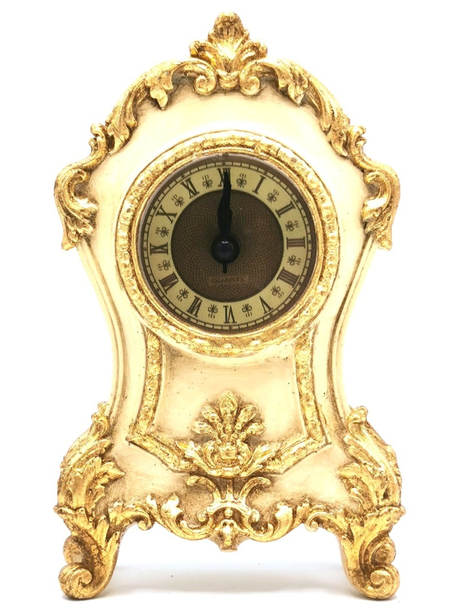 Trukado Miscellaneous - Table clock Baroque style cream-gold
