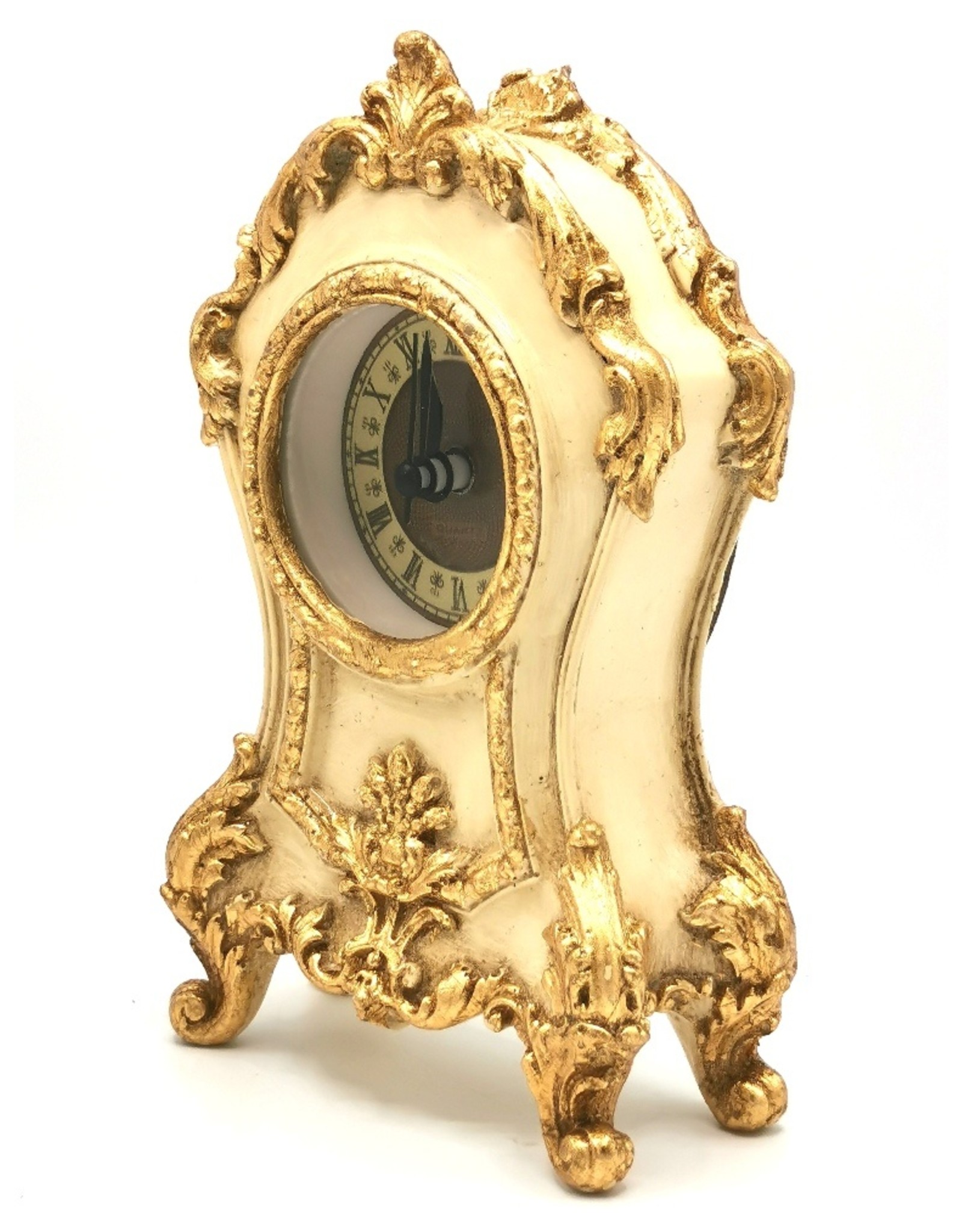 Trukado Miscellaneous - Table clock Baroque style cream-gold