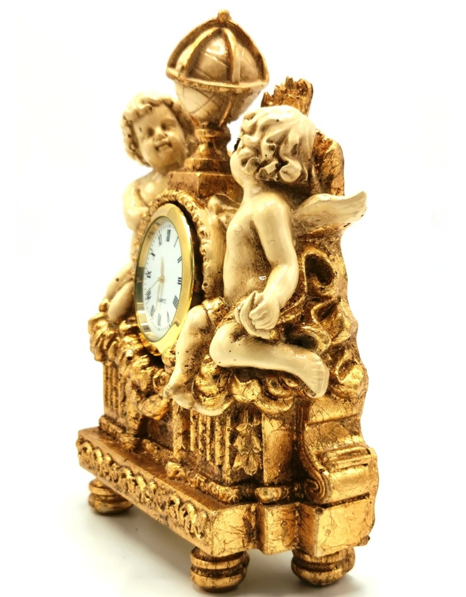 Trukado Miscellaneous - Table clock Baroque style Cherubs cream-gold