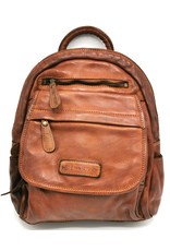 HillBurry Leather bags -  HillBurry backpack Washed Buffalo leather cognac