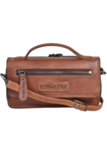 HillBurry Leather bags - HillBurry Leather Organizer bag (cognac)