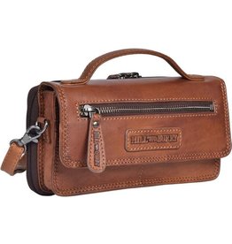 HillBurry HillBurry Leather Organizer bag (cognac)