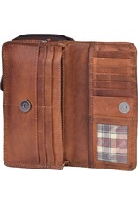 HillBurry Leren tassen -    HillBurry Leren Organizer tasje (cognac)